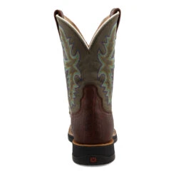 Twisted X® Men's 11" Tech X Brown & Green Boots MXW0004 -Ariat Boot Shop MXW0004 6