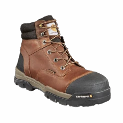 Carhartt® Men's Ground Force Peanut Oil Tan Leather Work Boots CME6355