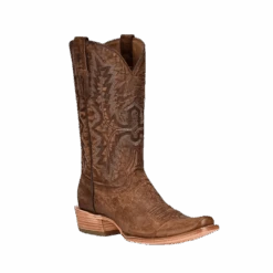 Corral Boots Corral® Men's Brown Embroidered Narrow Square Toe Boots A4229