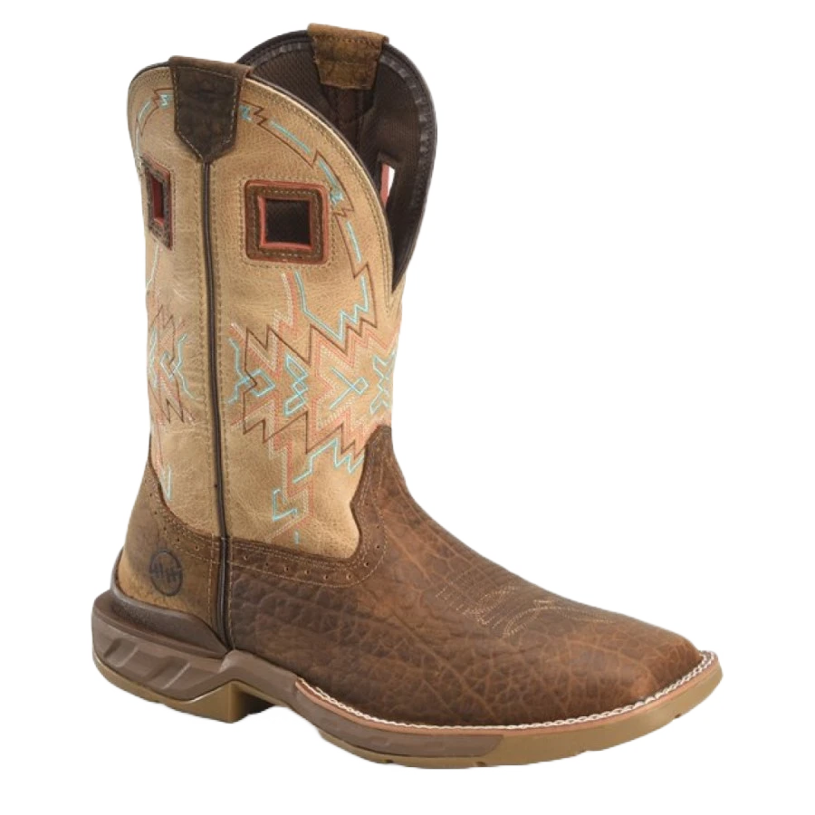 Double H Men's Clem Wide Square Toe Roper Boots DH5361 1 Double H Men's Clem Wide Square Toe Roper Boots DH5361