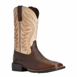 Ariat Men's AMOS Barley Brown & Tan Western Boots 10034045