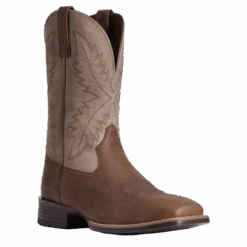Ariat Men's Rawly Ultra Barrel Brown Leather Western Boots 10038370