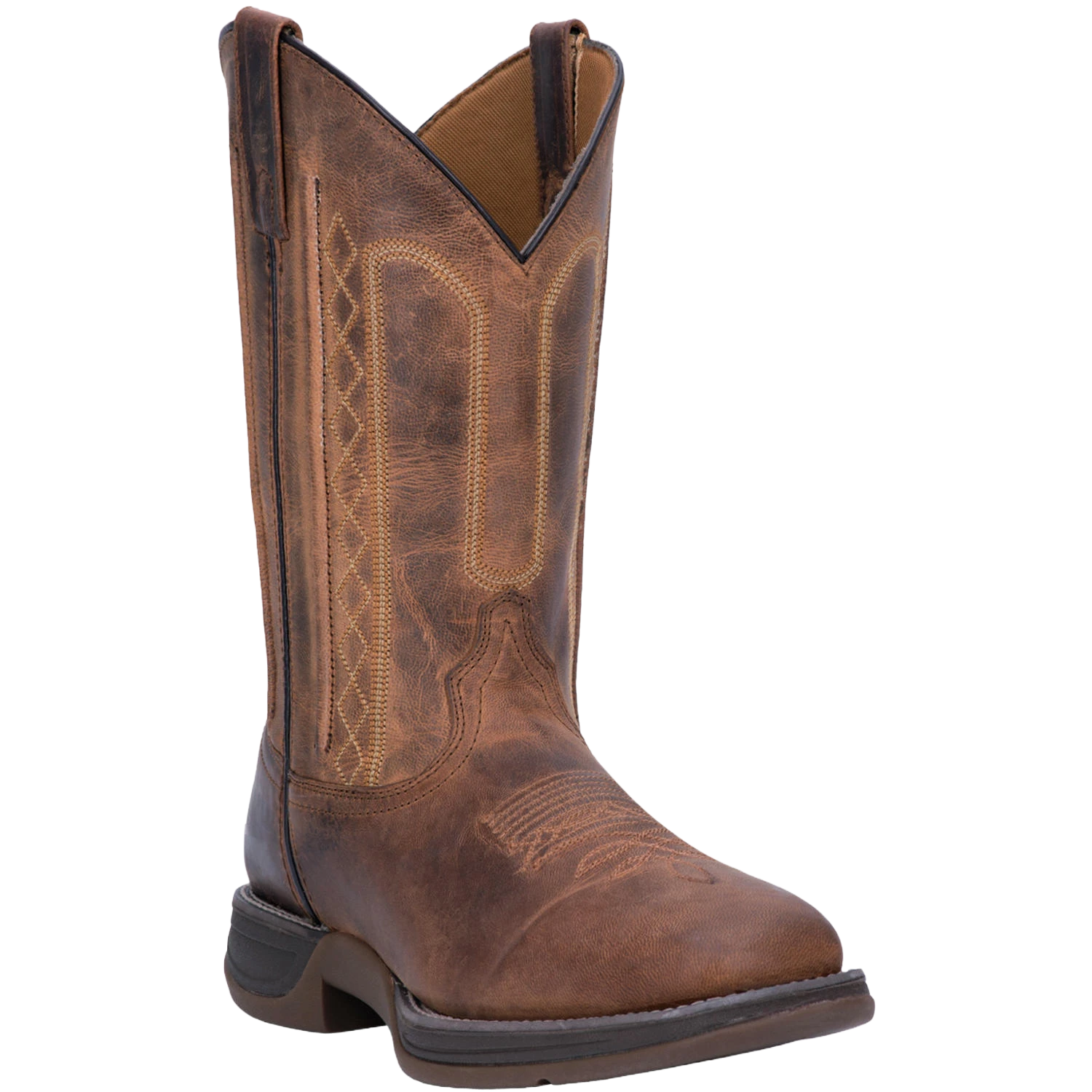 Laredo Men's Brown Bennett Square Toe Boot 7454 1 Laredo Men's Brown Bennett Square Toe Boot 7454