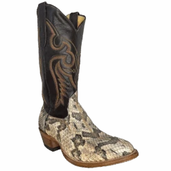 Cowtown Men's Rattlesnake Round Toe Western Boots W815