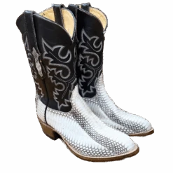 Cowtown Men's Natural Cobra Round Toe Western Boots W807