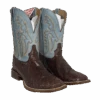 Tony Lama® Men's Jacinto Sky Blue &Square Toe Boots EP6093
