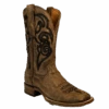 Corral Boots Corral® Men's Brown Embroidered Square Toe Western Boots A3303