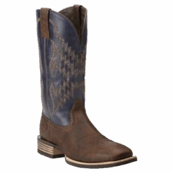 Ariat Men's Tycoon Bar Top Brown & Arizona Sky Square Toe Boots 10014053