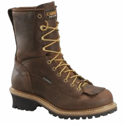 Carolina® Men's Spruce Logger 8" Waterproof Steel Toe Boots CA9824