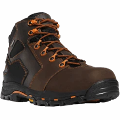 Danner Men's Vicious 4.5" Brown & Orange Composite Toe Boots 13860