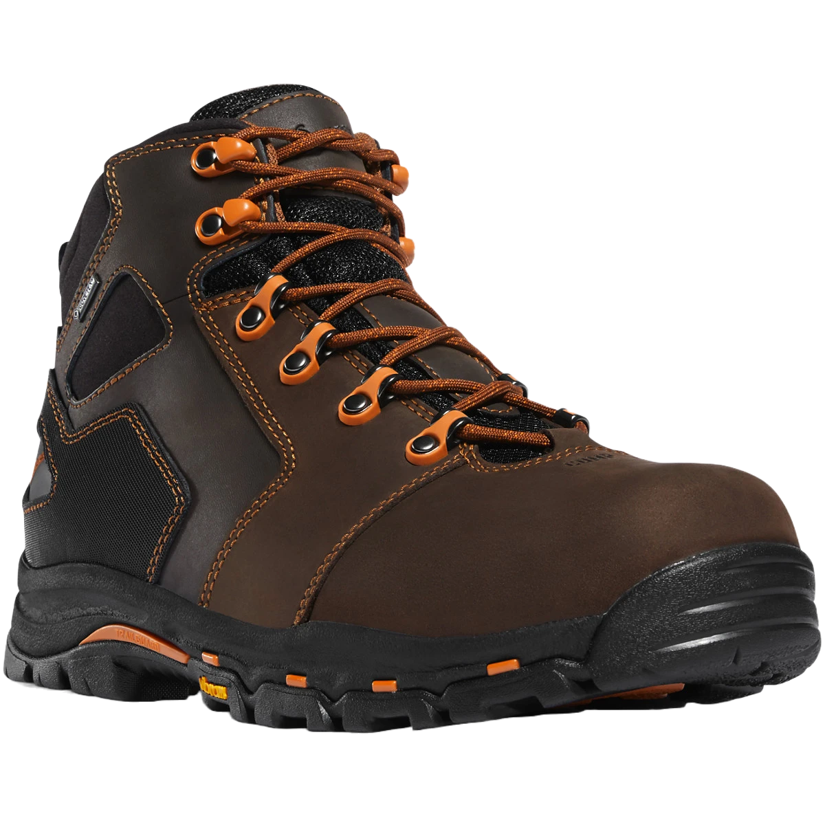 Danner Men's Vicious 4.5" Brown & Orange Composite Toe Boots 13860 1 Danner Men's Vicious 4.5" Brown & Orange Composite Toe Boots 13860