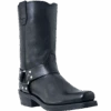 Dingo Men's Black Dean Leather Harness Boots DI19057