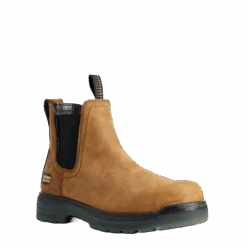 Ariat® Men's Aged Bark Turbo Chelsea Waterproof Work Boots 10029137