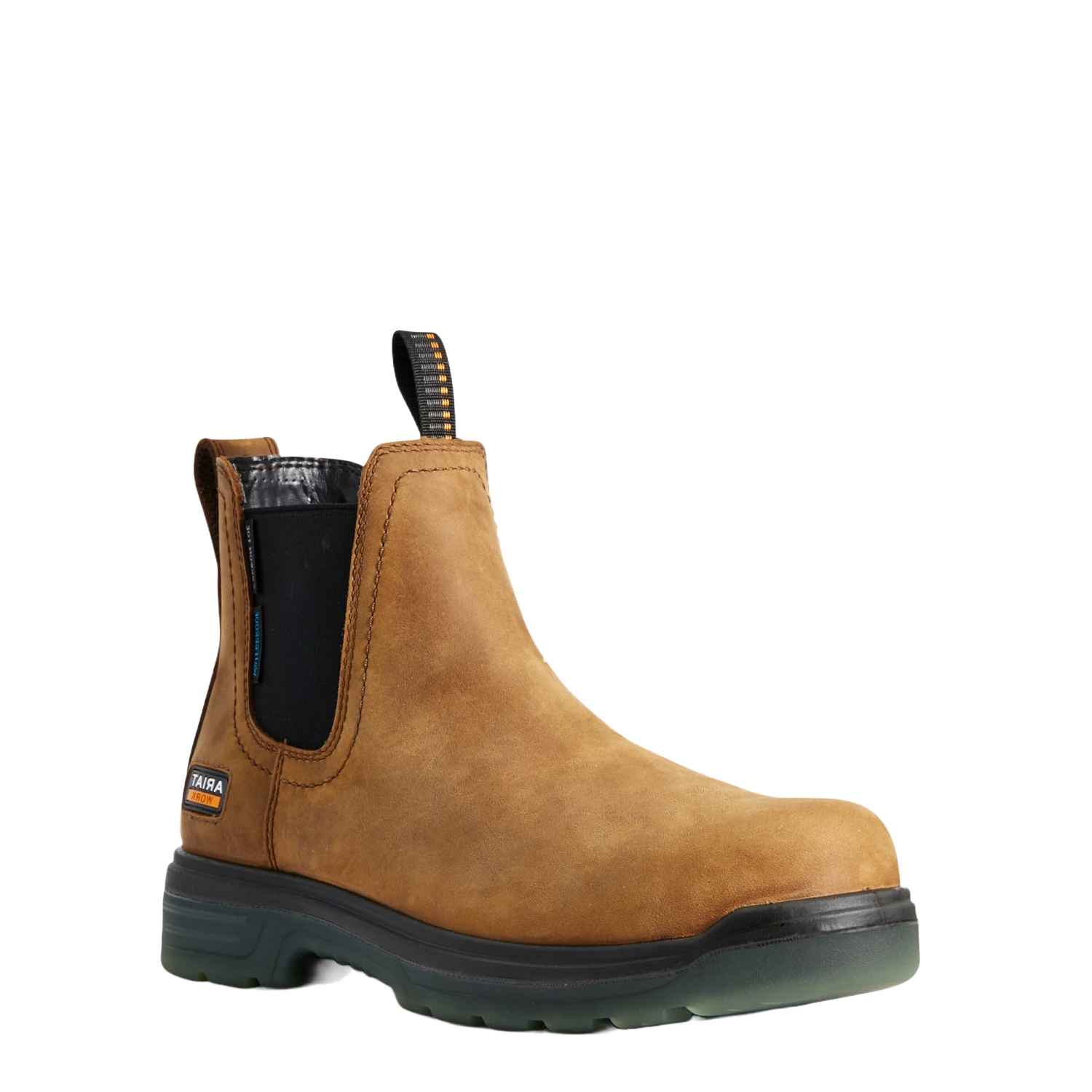 Ariat® Men's Aged Bark Turbo Chelsea Waterproof Work Boots 10029137 1 Ariat® Men's Aged Bark Turbo Chelsea Waterproof Work Boots 10029137