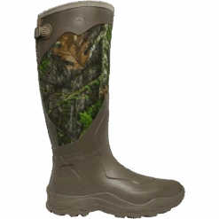 Lacrosse Footwear Men's Alpha Agility 17" NWTF Mossy Oak Snake Boots 302422