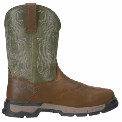 Ariat® Men's Rebar Flex Western H2O Rye Brown & Green Boots 10021485