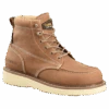 Carolina Men's AMP Tan 6" Waterproof Moc Toe Wedge Work Boots CA7041