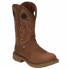 Justin Men's Rush Brown Round Toe Work Boots SE4332
