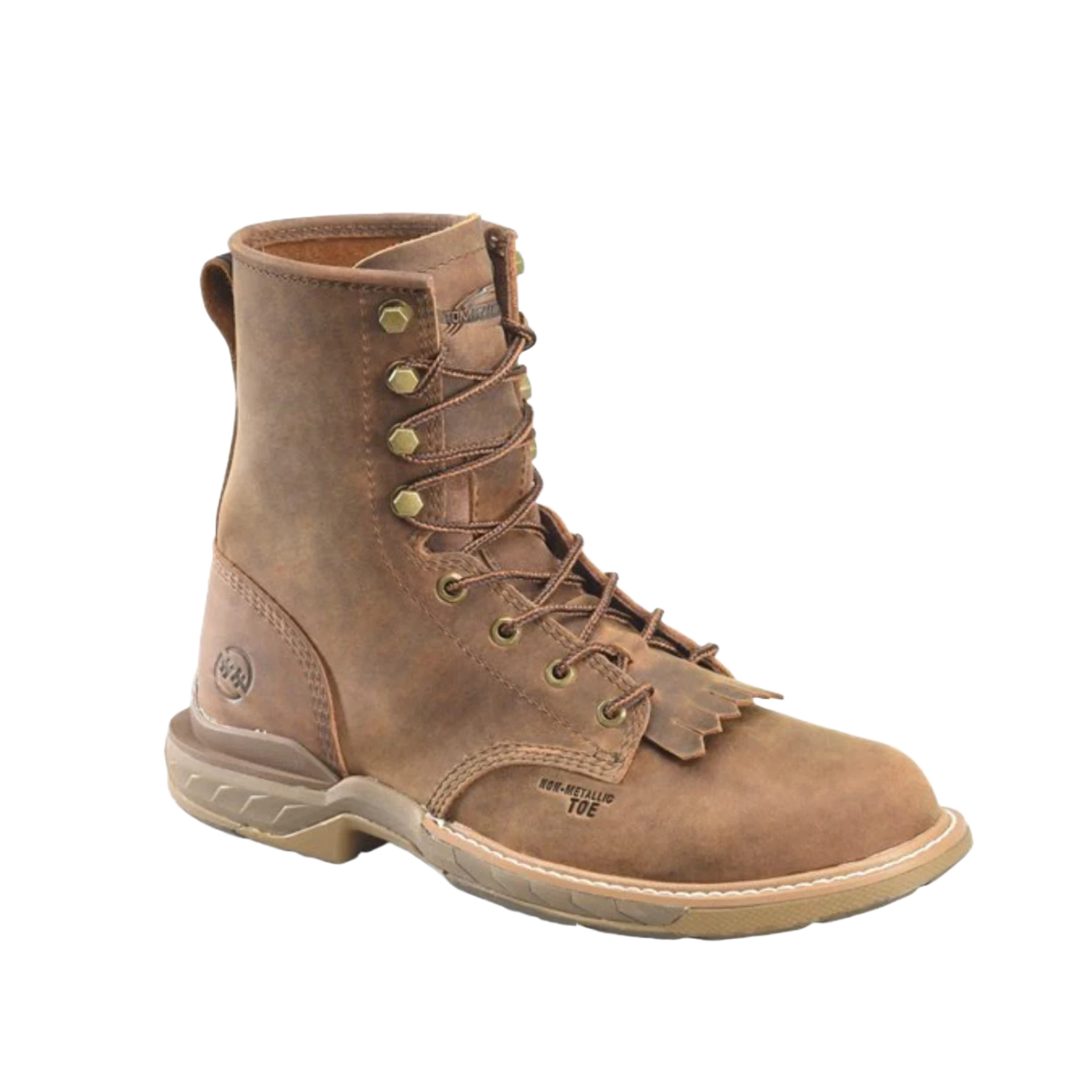 Double H® Men's 8" U Toe Lacer Medium Brown Work Boots DH5394 1 Double H® Men's 8" U Toe Lacer Medium Brown Work Boots DH5394