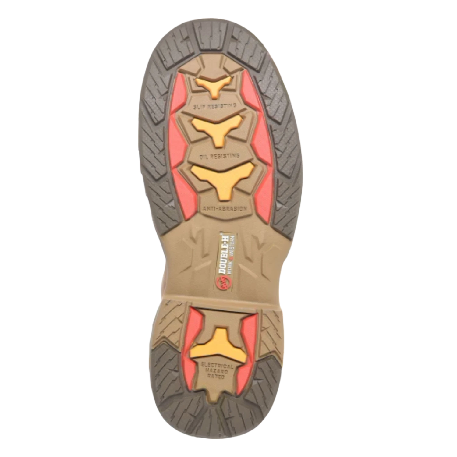 Double H® Men's 8" U Toe Lacer Medium Brown Work Boots DH5394 2 Double H® Men's 8" U Toe Lacer Medium Brown Work Boots DH5394 - Image 2