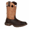 Durango® Men's Western 11" Brown & Tan Saddle Square Toe Boots DB4442