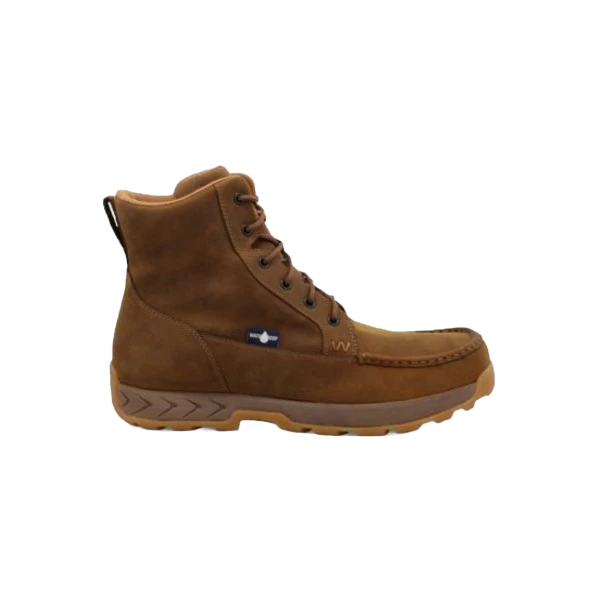 Wrangler Men's Waterproof 6" Trail Hiker High Brown Boots KMAW002 2 Wrangler Men's Waterproof 6" Trail Hiker High Brown Boots KMAW002 - Image 2