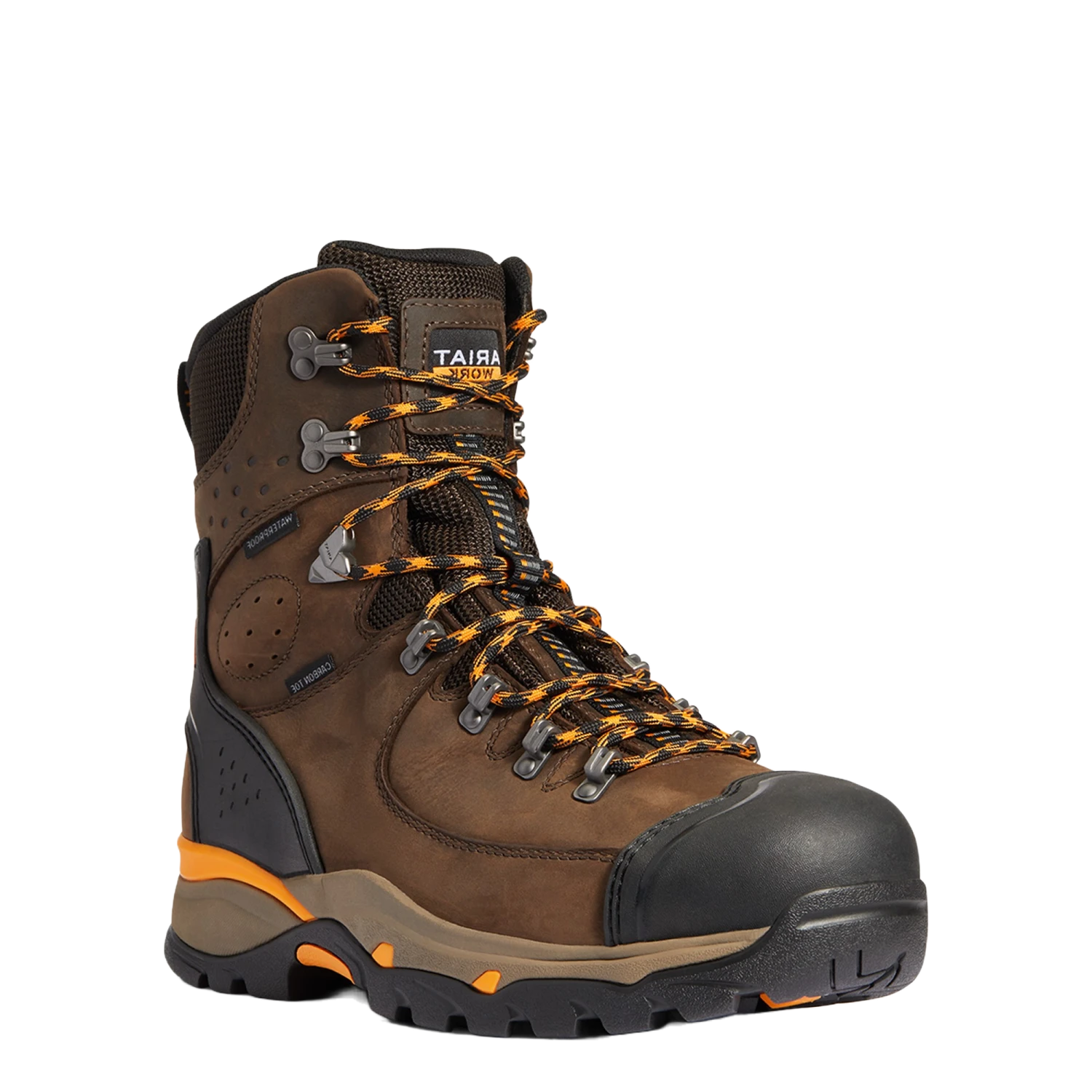 Ariat Men's Endeavor 8" H2O Carbon Toe Chocolate Brown Boots 10038373 1 Ariat Men's Endeavor 8" H2O Carbon Toe Chocolate Brown Boots 10038373