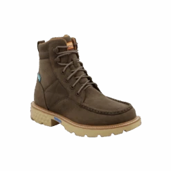 Twisted X® Men's 6" Shitake Brown Waterproof Work Boots MXCW004