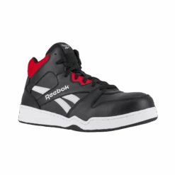 Reebok Men's High Top Black & Red Comp. Toe Work Sneakers Shoes RB4132