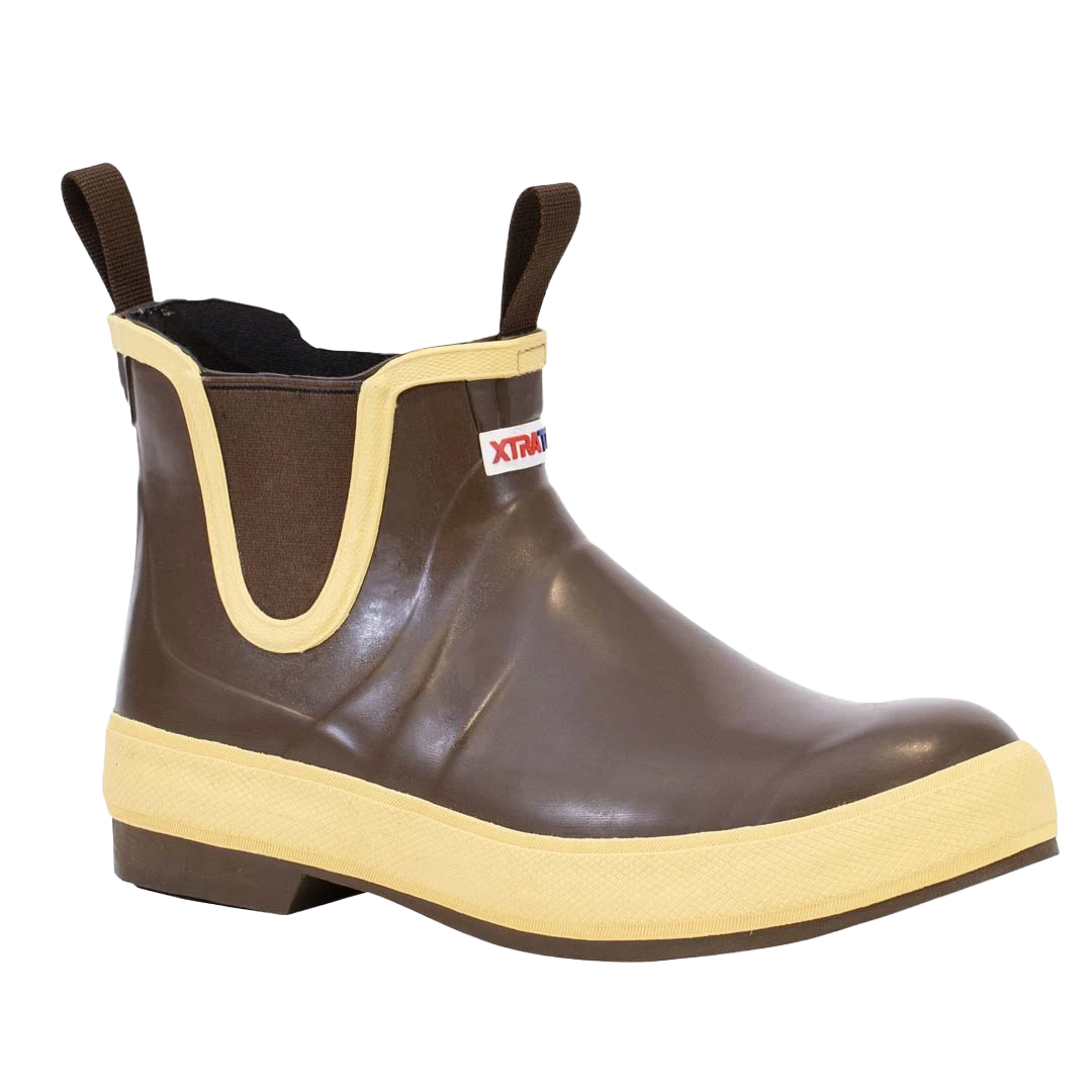 XTRATUF Men's Brown Legacy Deck Boots LDB-900 1 XTRATUF Men's Brown Legacy Deck Boots LDB-900