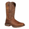 Durango® Men's 12" Western Brown Square Toe Work Boots DB4343