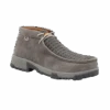 Twisted X® Men's Grey Work Chukka Driving Moc Lace Up Shoes MXCN001