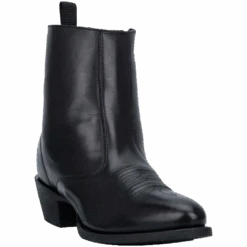 Laredo Men's Fletcher Black Leather Ankle Boots 62070