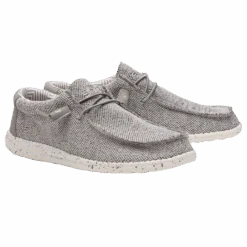 Hey Dude Men's Wally Sox Ash Shoes 110353500