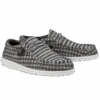 Hey Dude Men's Wally Patriotic Grey Shoes 110063196