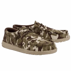 Hey Dude® Wally Men's Camo USA Flag Slip On Shoe 110067037