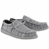 Hey Dude® Men's Wally Stretch Platinum Mix Shoes 110383267
