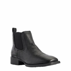 Ariat® Men's Black Booker Ultra Ankle Boots 10031453
