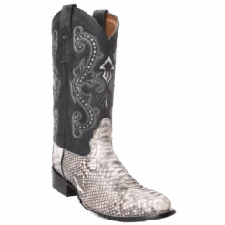 Circle G By Corral Men's Natural Python Embroidery Boots L5685