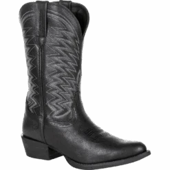 Durango Men's Rebel Frontier Distressed Black R- Toe Boots DDB0241