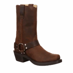 Durango® Men's Harness Motorcycle Leather Brown Pull On Boots DB594