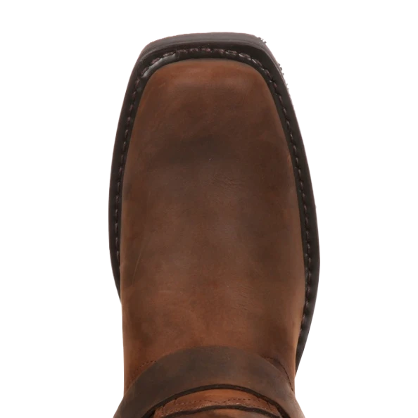 Durango® Men's Harness Motorcycle Leather Brown Pull On Boots DB594 2 Durango® Men's Harness Motorcycle Leather Brown Pull On Boots DB594 - Image 2