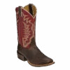 Justin Men's Coffee Road Red Pampero Square Toe Boot 2711