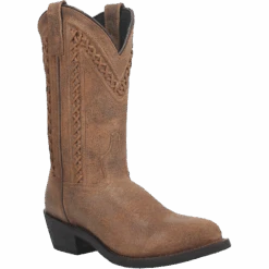 Laredo Men's Bowen Brown Round Toe Boots 68467