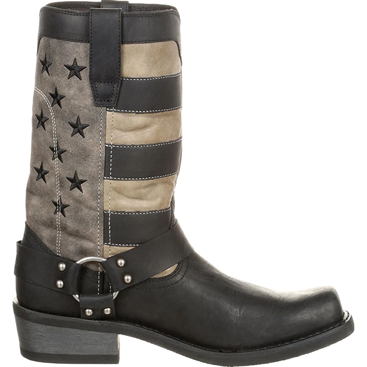 Durango Men's Patriotic Black Faded Flag & Harness Boot DDB0141 2 Durango Men's Patriotic Black Faded Flag & Harness Boot DDB0141 - Image 2