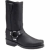 DOUBLE-H Men’s Black Domestic Harness Motorcycle Boots 4008