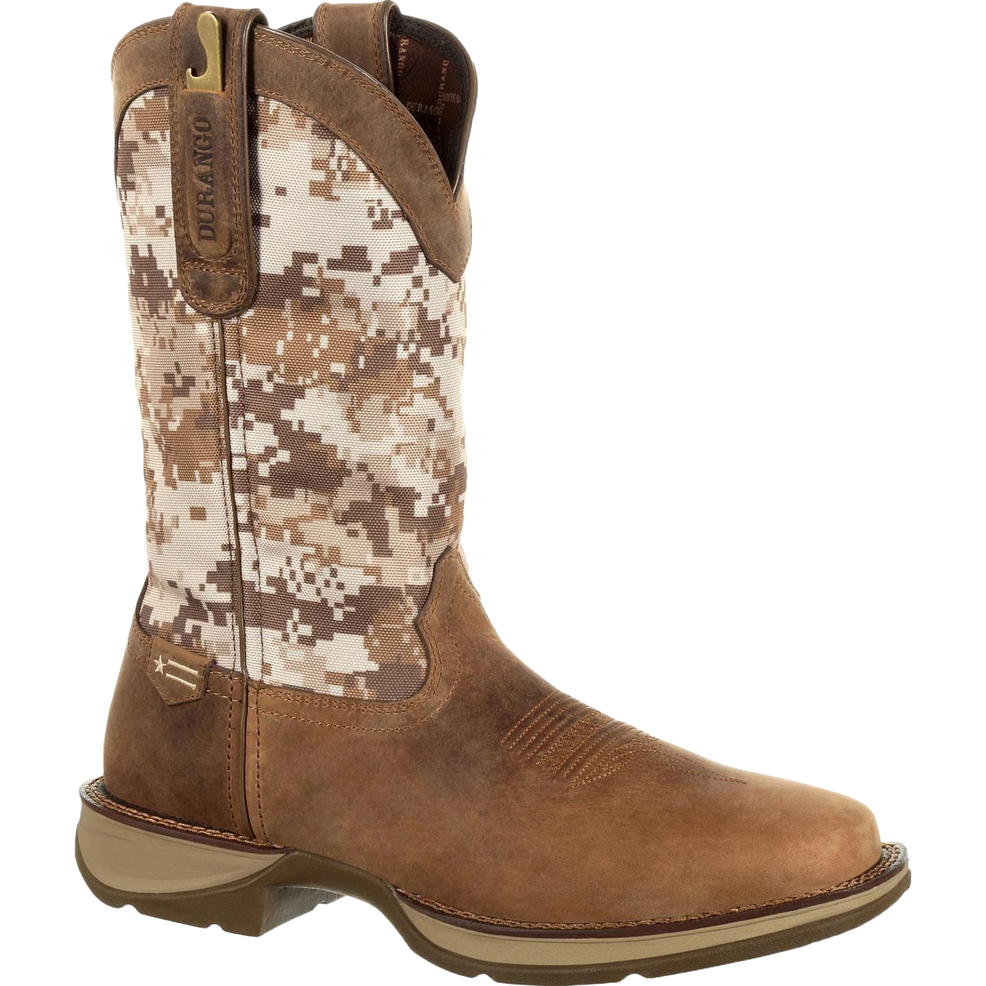 Durango Men's Rebel Desert Camo Dusty Brown Square Toe Boots DDB0166 1 Durango Men's Rebel Desert Camo Dusty Brown Square Toe Boots DDB0166