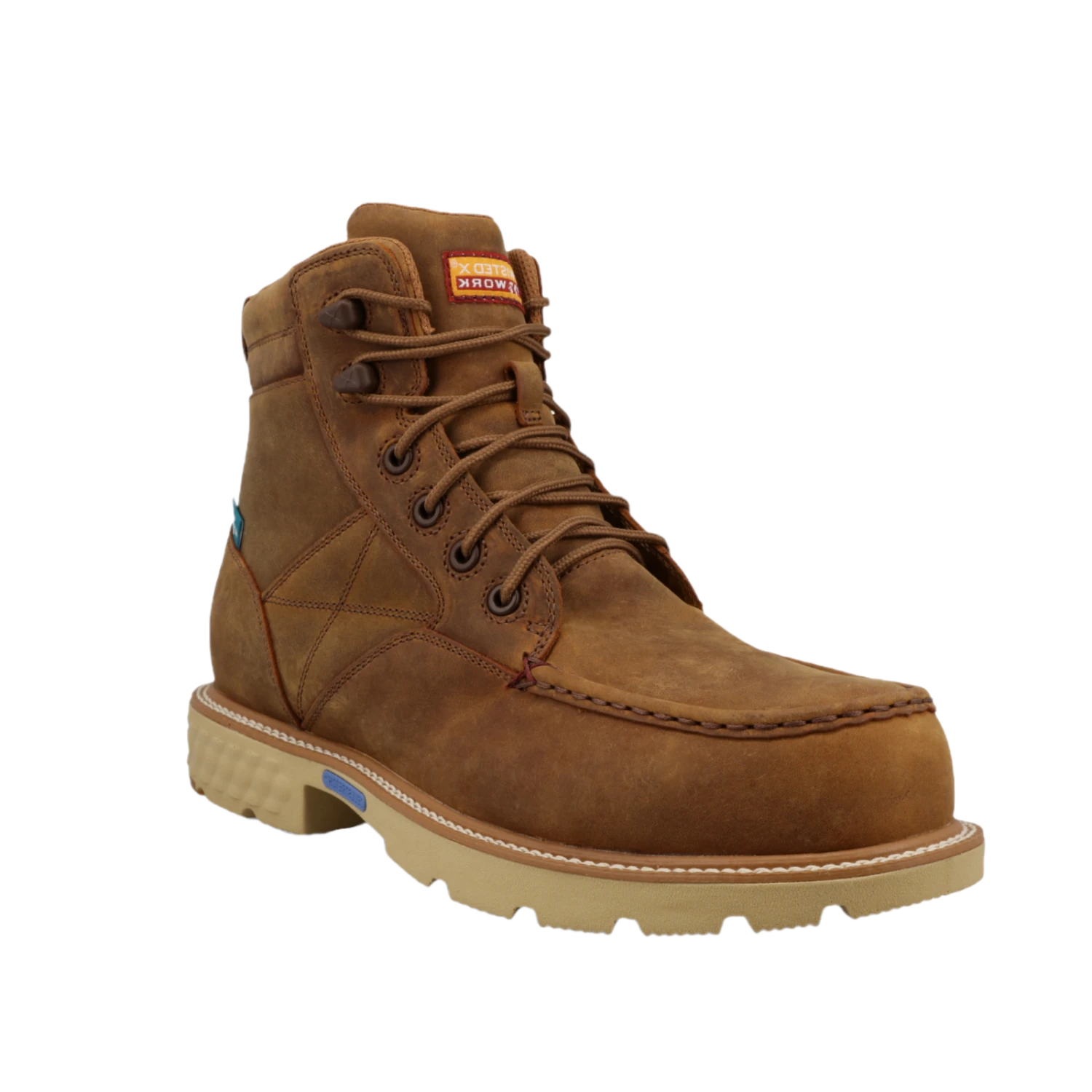 Twisted X® Men's 6 Inch Light Brown Lace Up Boots MXCNW08 1 Twisted X® Men's 6 Inch Light Brown Lace Up Boots MXCNW08