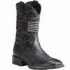 Ariat® Men's Black Sport Patriot Square Toe Boot 10023361