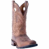 Laredo Men's Distressed Tan Kane Square Toe Western Boots 7812